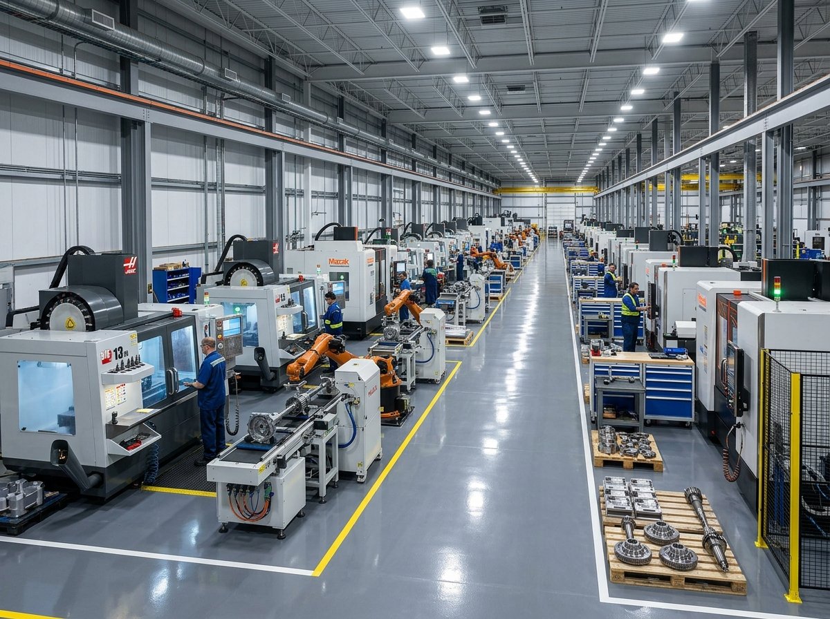 A R Auto Parts Manufacturing Plant Floor